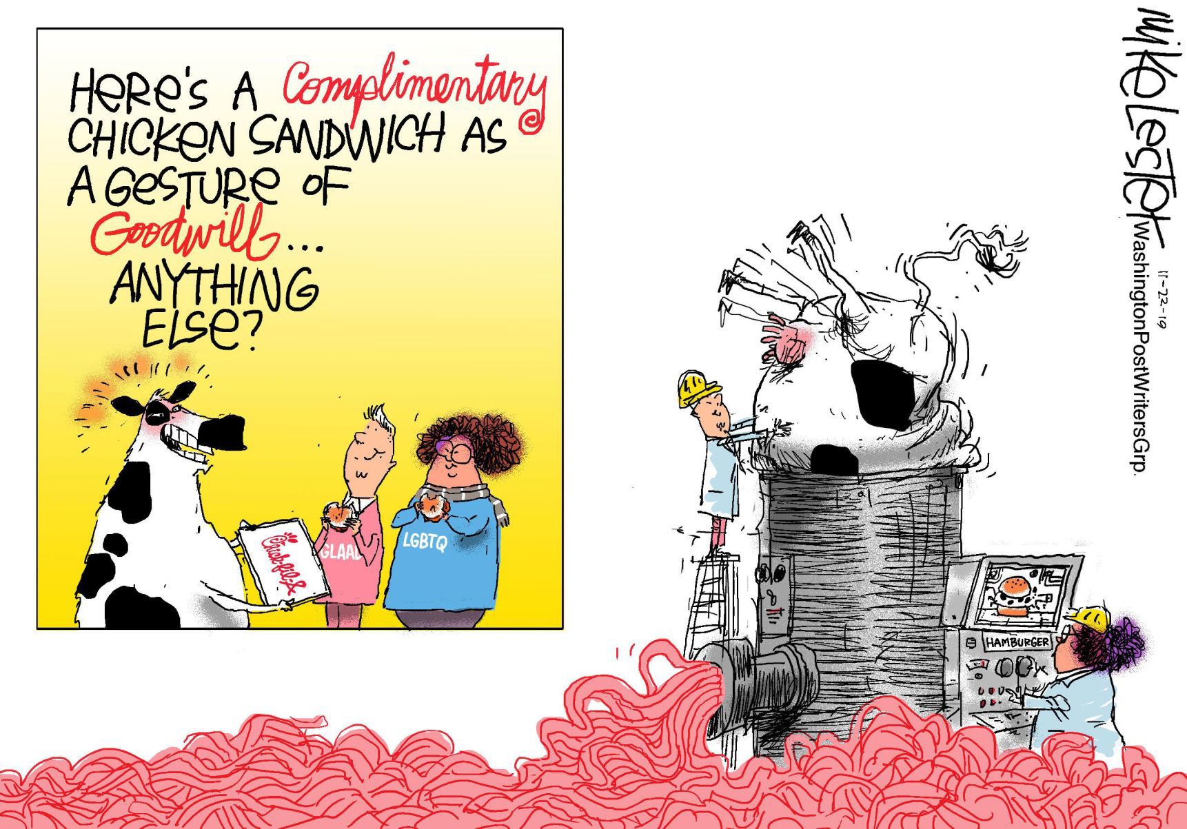 Mike Lester cartoon